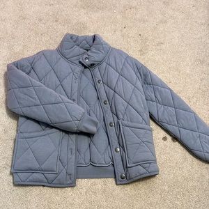 XS blue jacket for colder weather. from target